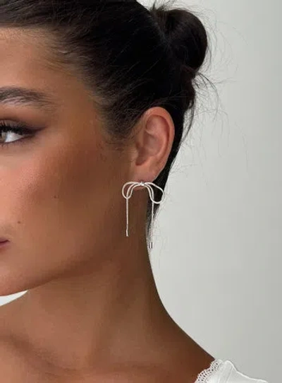 Princess Polly Lower Impact Finnian Earrings In Silver