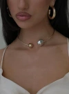 Princess Polly Lower Impact Franci Neck Cuff In Gold
