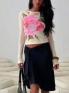 Princess Polly Lower Impact Gezabelle Long Sleeve Top In Multi Floral