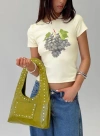 Princess Polly Lower Impact Grapejuice Graphic Top