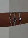 Princess Polly Lower Impact In The Moonlight Bracelet Pack Silver In Silver