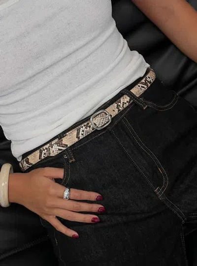 Princess Polly Lower Impact Jacksonne Faux Leather Belt