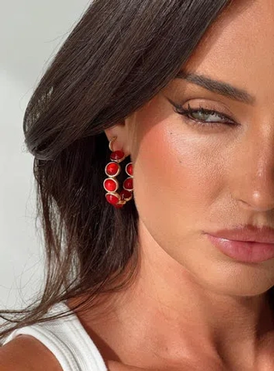 Princess Polly Lower Impact Jinkx Hoops In Red