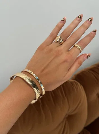 Princess Polly Lower Impact Karra Bracelet Pack In Gold