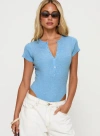 PRINCESS POLLY LOWER IMPACT KERRA SHORT SLEEVE BODYSUIT