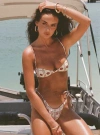 Princess Polly Lower Impact Juliette Bikini Top In White / Red