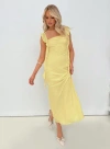 Princess Polly Lower Impact Lanai Maxi Dress In Lemon