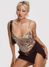 Princess Polly Lower Impact Lepaisley Top In Multi