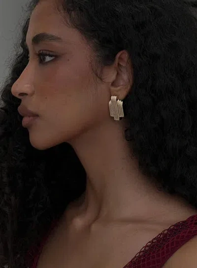 Princess Polly Lower Impact Lights Low Earrings In Gold