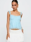 Princess Polly Lower Impact Madaleine Lace Top