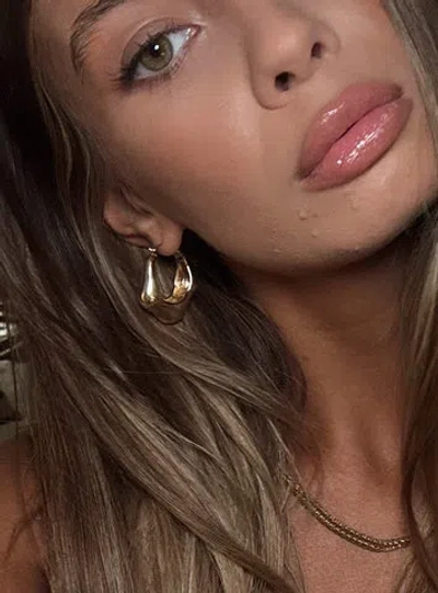 Princess Polly Lower Impact Maesie Hoop Earrings In Gold