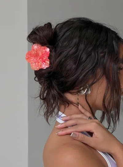 Princess Polly Lower Impact Malissa Flower Hair Clip In Pink