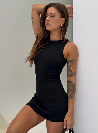 Princess Polly Lower Impact Marcee Romper In Black