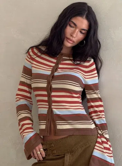 Princess Polly Lower Impact Milda Knit Cardigan In Multi