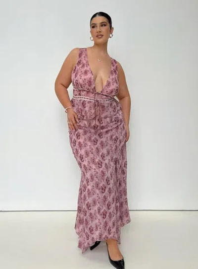 Princess Polly Lower Impact Nikolise Maxi Skirt In Purple