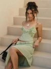 Princess Polly Lower Impact Pappilion Top In Sage