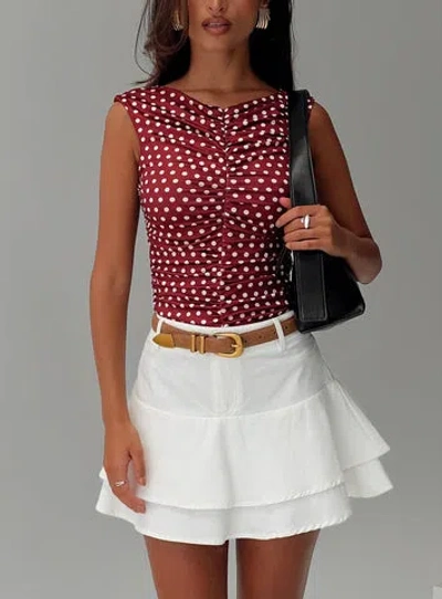 Princess Polly Lower Impact Perfect Harmony Ruched Top In Multi