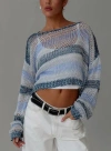 Princess Polly Lower Impact Perren Sweater In Blue
