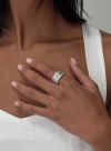 Princess Polly Lower Impact Poesia Ring In Silver