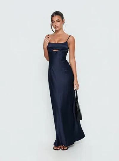 Princess Polly Lower Impact Powell Maxi Dress In Blue