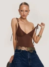 Princess Polly Lower Impact Prichard Bodysuit In Brown