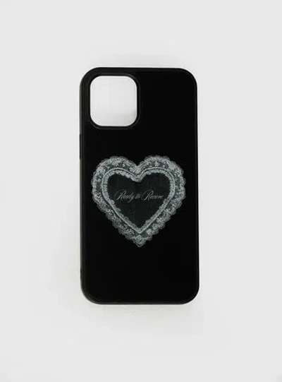 Princess Polly Lower Impact Ready To Receive Iphone Case In Black