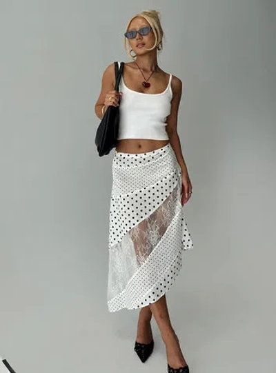 Princess Polly Lower Impact Rennar Maxi Skirt In White