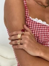 PRINCESS POLLY LOWER IMPACT ROMANCER CHUNKY RING PACK MULTI