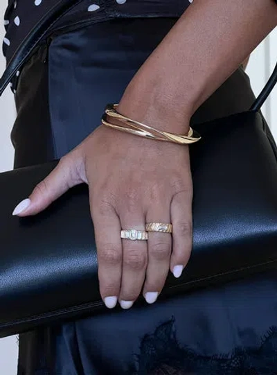 Princess Polly Lower Impact September Sunsets Diamante Ring Pack In Gold