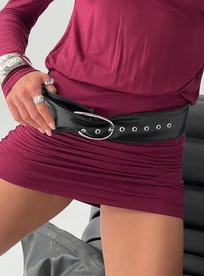 Princess Polly Lower Impact Sirena Faux Leather Belt In Multi