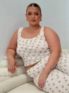Princess Polly Lower Impact Sleepytea Rib Sleep Tank Top In Multi