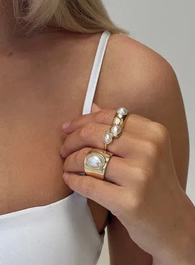 Princess Polly Lower Impact So With That Ring Pack Gold