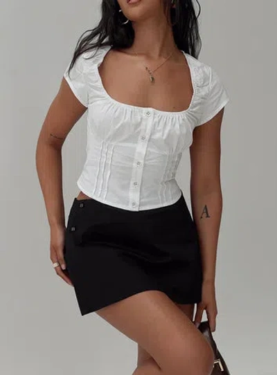 Princess Polly Lower Impact Sora Skort In Black