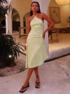 Princess Polly Lower Impact Sun Salutations Asymmetrical Midi Skirt In Yellow