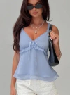 Princess Polly Lower Impact Taini Top In Blue