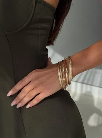 Princess Polly Lower Impact Valera Bracelet Pack In Gold