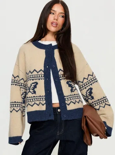 Princess Polly Lower Impact Wynoni Alpine Knit Cardigan