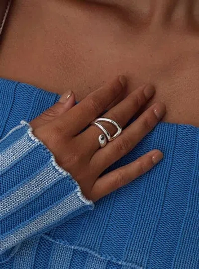 Princess Polly Lower Impact You Were Right Ring In Silver