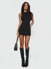 Princess Polly Lower Impact Yumiko Romper In Black