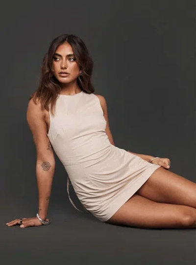 Princess Polly Lower Impact Yumiko Romper In Cream