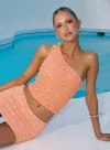 Princess Polly Lower Impact Zaraya Sequin One Shoulder Top