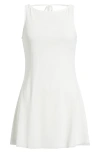 Princess Polly Mayok Open Back Rib Minidress In White