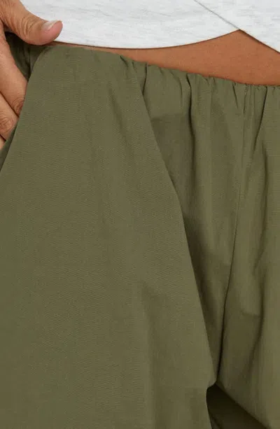 Princess Polly Lunea Low Rise Wide Leg Pants In Green