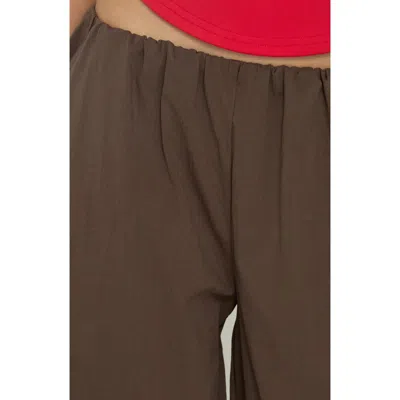 Princess Polly Lunea Wide Leg Cargo Pants In Brown