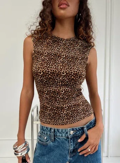 Princess Polly Lure Top In Leopard