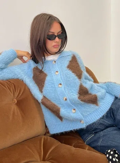 Princess Polly Lynnsey Fluffy Collared Knit Sweater