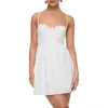 Princess Polly Lyonne Cotton Minidress In White