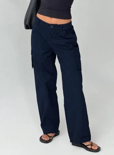 Princess Polly Major General Cargo Pant In Navy
