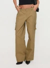 Princess Polly Major General Cargo Pant In Taupe