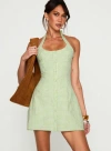PRINCESS POLLY MALLORIE HALTER MINI DRESS